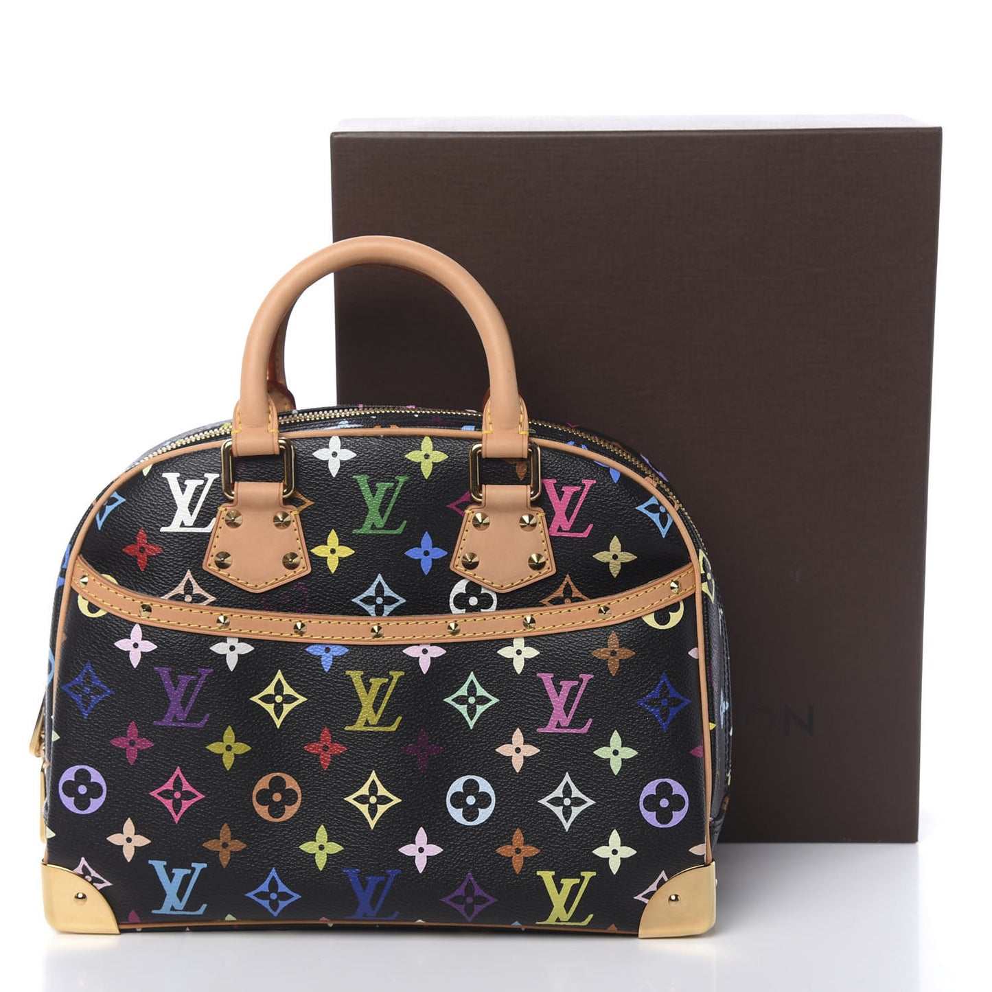 Monogram Multicolor Trouville Black