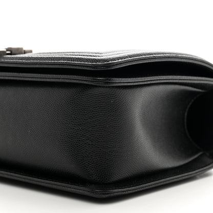Chanel Caviar Quilted Medium Boy Flap Black 10 of 10