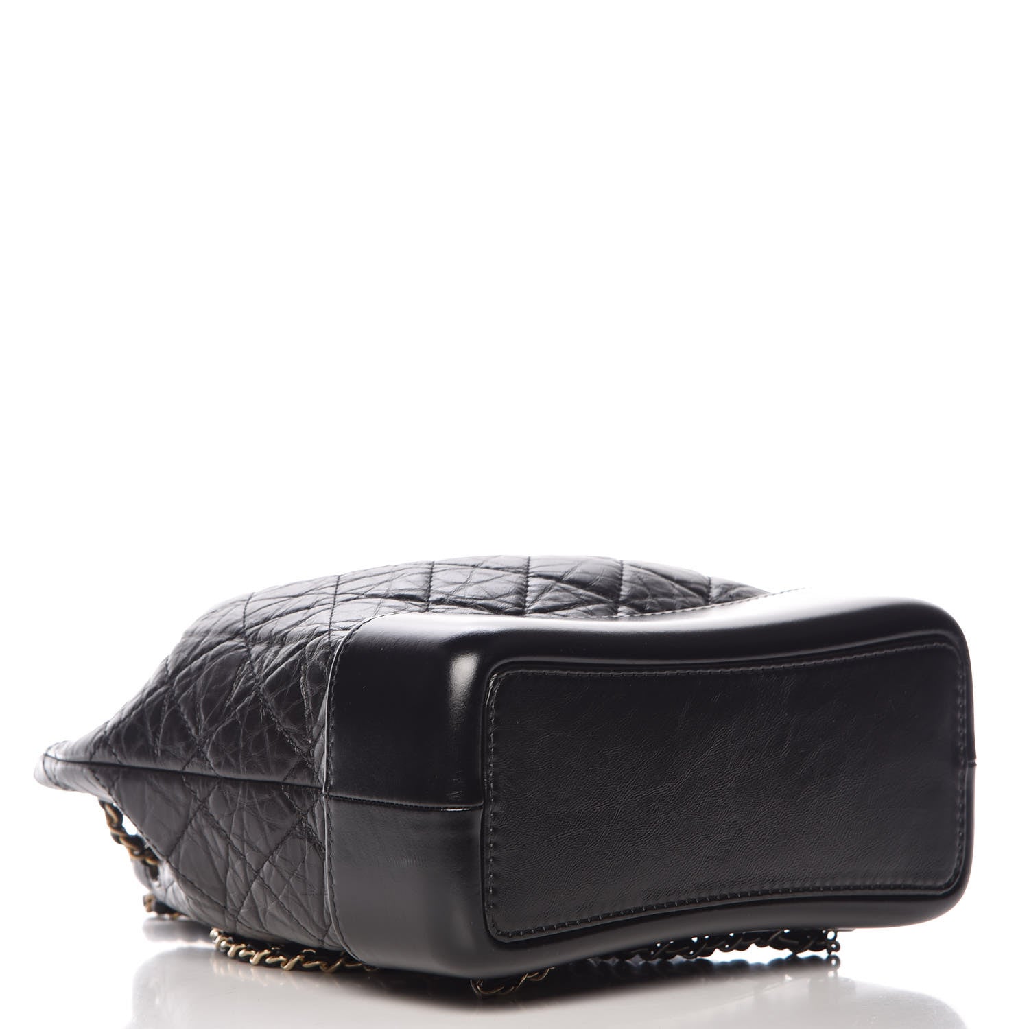 Chanel Aged Calfskin Quilted Small Gabrielle Backpack Black 4 of 10