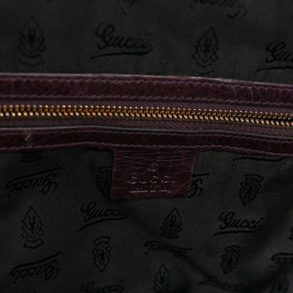 Gucci Calfskin Medium Hysteria Top Handle Bag Purple 6 of 9