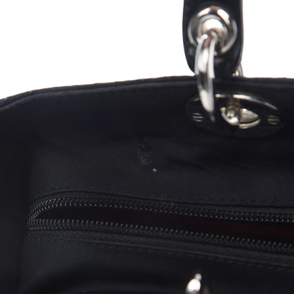 Christian Dior Nylon Cannage Large Lady Dior Black 10 of 11