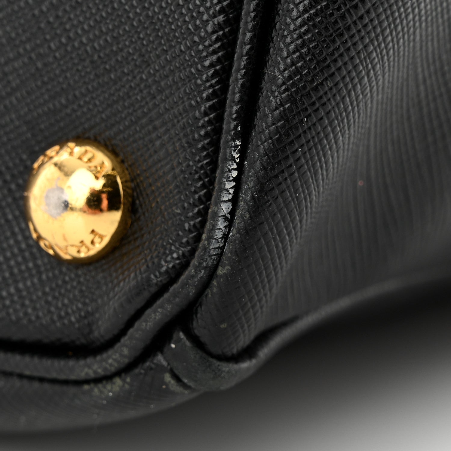 Prada Saffiano Large Galleria Double Zip Tote Black 10 of 13