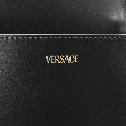 Versace Calfskin Small Greca Goddess Shoulder Bag Black 6 of 13