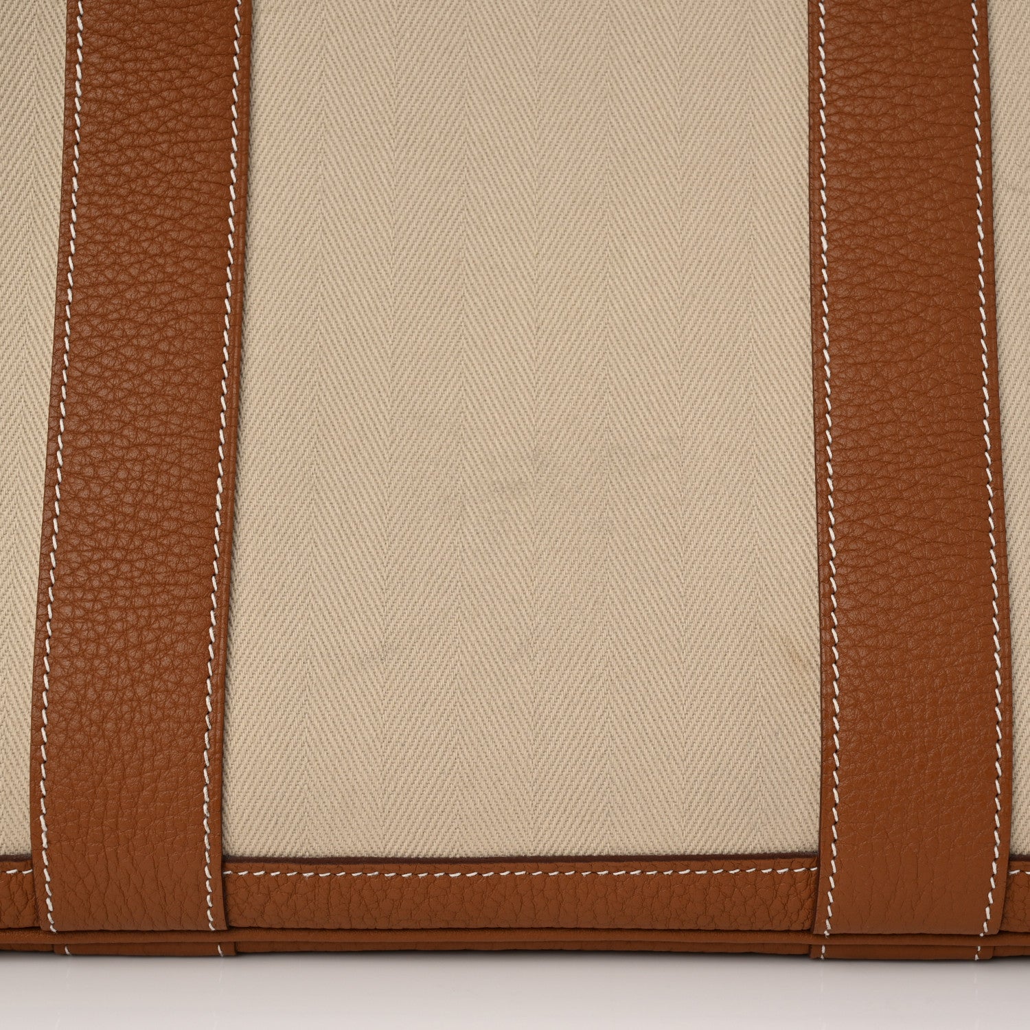 Hermes Grand Chevron Weave Negonda Garden Party 36 MM Craie Gold 12 of 15