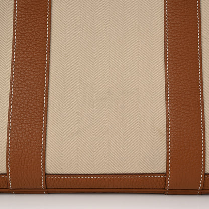 Hermes Grand Chevron Weave Negonda Garden Party 36 MM Craie Gold 12 of 15