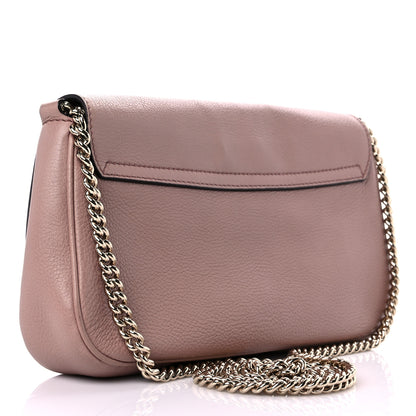 Gucci Pebbled Calfskin Medium Soho Flap Crossbody Pale Pink 3 of 9