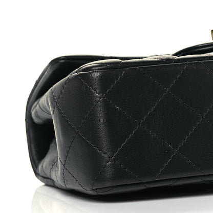 Chanel Lambskin Quilted Mini Rectangular Flap Black 10 of 12