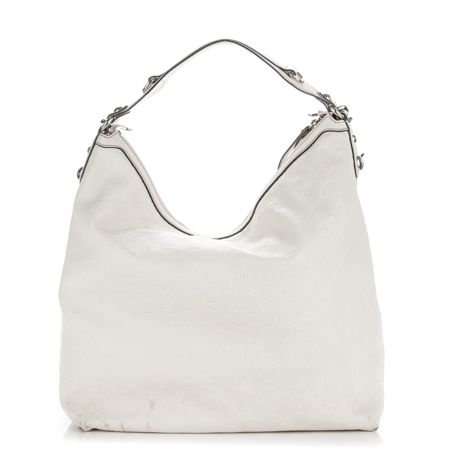 Guccissima Large Icon Bit Hobo Off White
