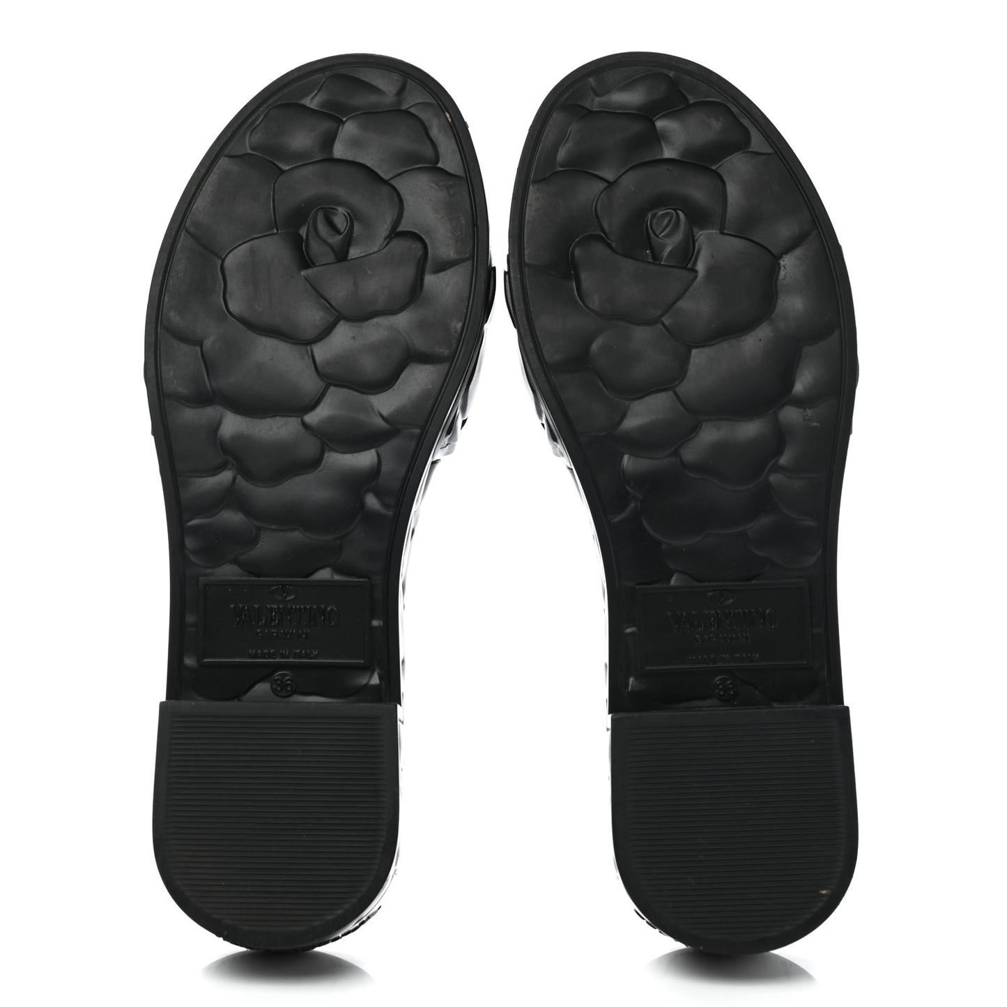 Rubber Atelier 03 Rose Edition 25/40mm Platform Slide Sandals 36 Black