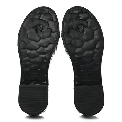 Valentino Garavani Rubber Atelier 03 Rose Edition 25/40mm Platform Slide Sandals 36 Black 5 of 8