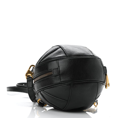 Gucci Piuma Lux Energy Mini Tifosa Basketball Shaped Shoulder Bag Black 3 of 10
