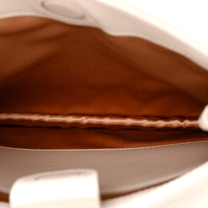 Gucci Calfskin Horsebit Slim Shoulder Bag White 5 of 13