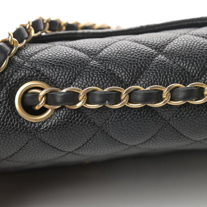 Chanel Caviar Quilted Medium CC Filigree Flap Black 5 of 5