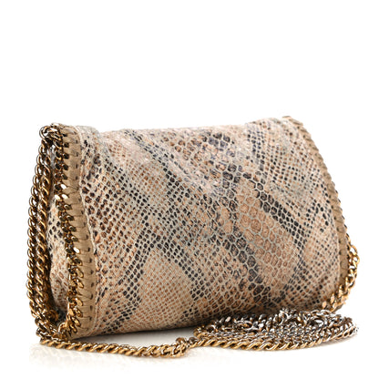 Stella McCartney Eco Python Falabella Crossbody Bag Camel 3 of 10