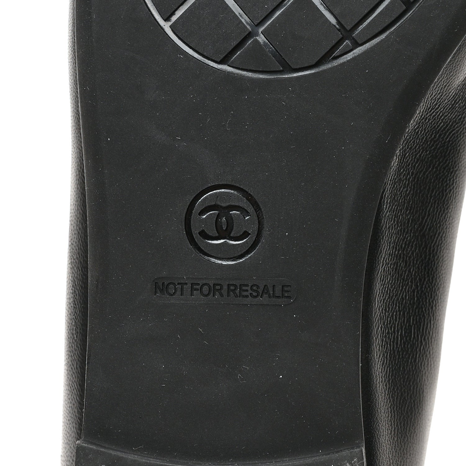 Chanel Lambskin Cap Toe CC Uniform Ballerina Flats 39 Black 6 of 8