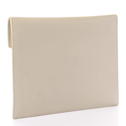 Saint Laurent Smooth Shiny Calfskin Monogram Uptown Baby Pouch Crema Soft 3 of 6