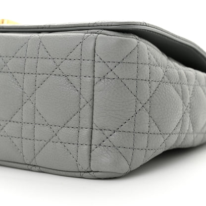 Christian Dior Calfskin Cannage Medium Caro Bag Ethereal Grey 10 of 11