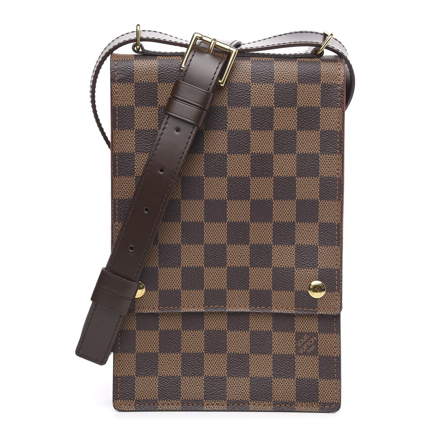 Louis Vuitton Damier Ebene Portobello Travel Shoulder Bag 2 of 16