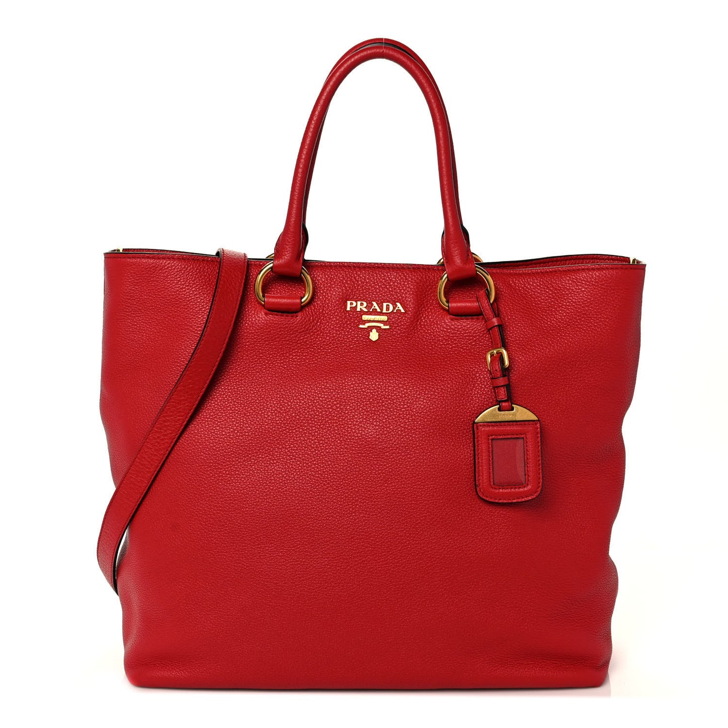 Vitello Phenix Tote Rosso