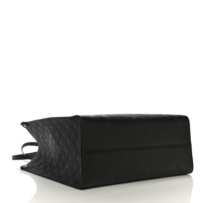 Louis Vuitton Empreinte Monogram Giant Onthego GM Black 4 of 10