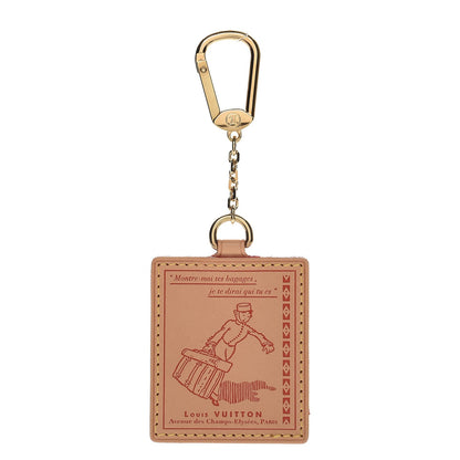 Louis Vuitton Vachetta Groom Key Ring Bag Charm Red 1 of 3