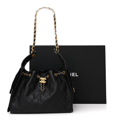 Chanel Caviar Quilted Small Chanel 25 Handbag Black 11 of 11