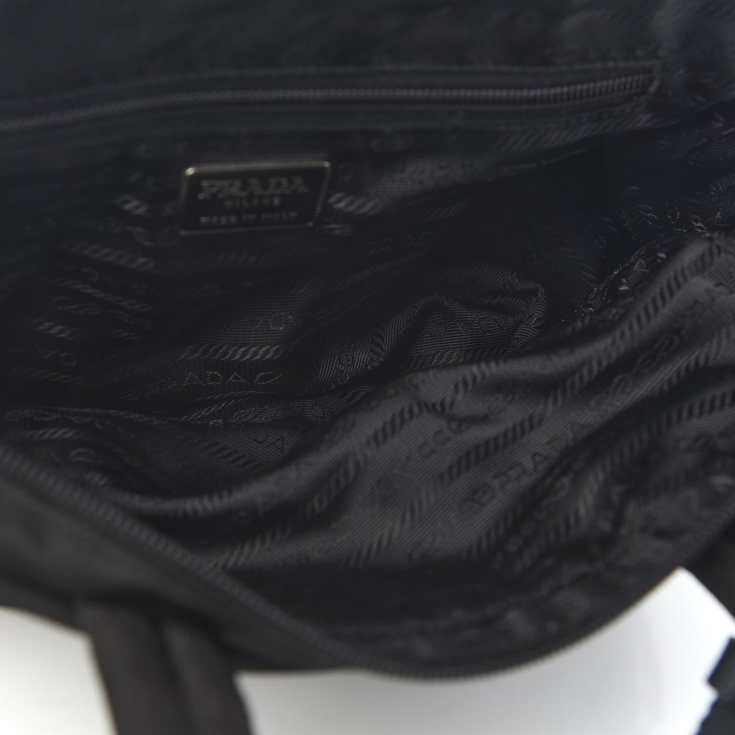 Prada Tessuto Nylon Sport Semitracolla Shoulder Bag Black 4 of 7