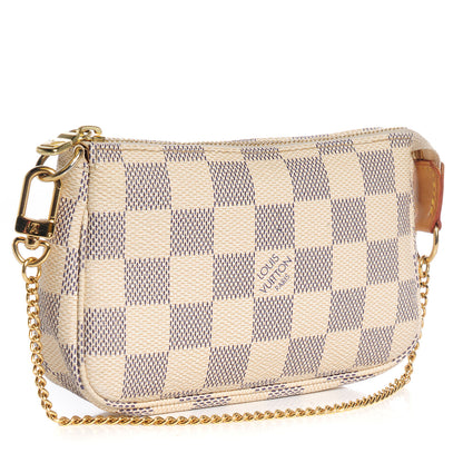 Louis Vuitton Damier Azur Mini Pochette Accessories 3 of 7