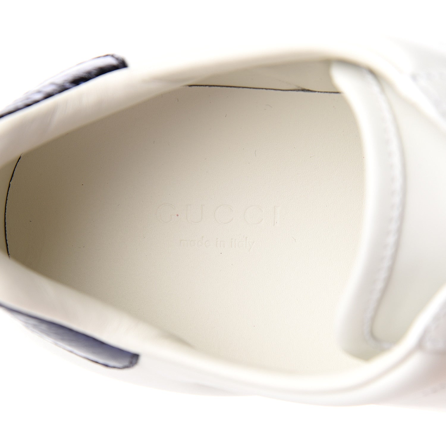Gucci Calfskin Ayers Crystal Web Womens New Ace Pineapple Sneakers 40 White 8 of 10