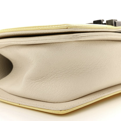 Chanel Goatskin Quilted Patent Small Duo Boy Flap White 9 of 14