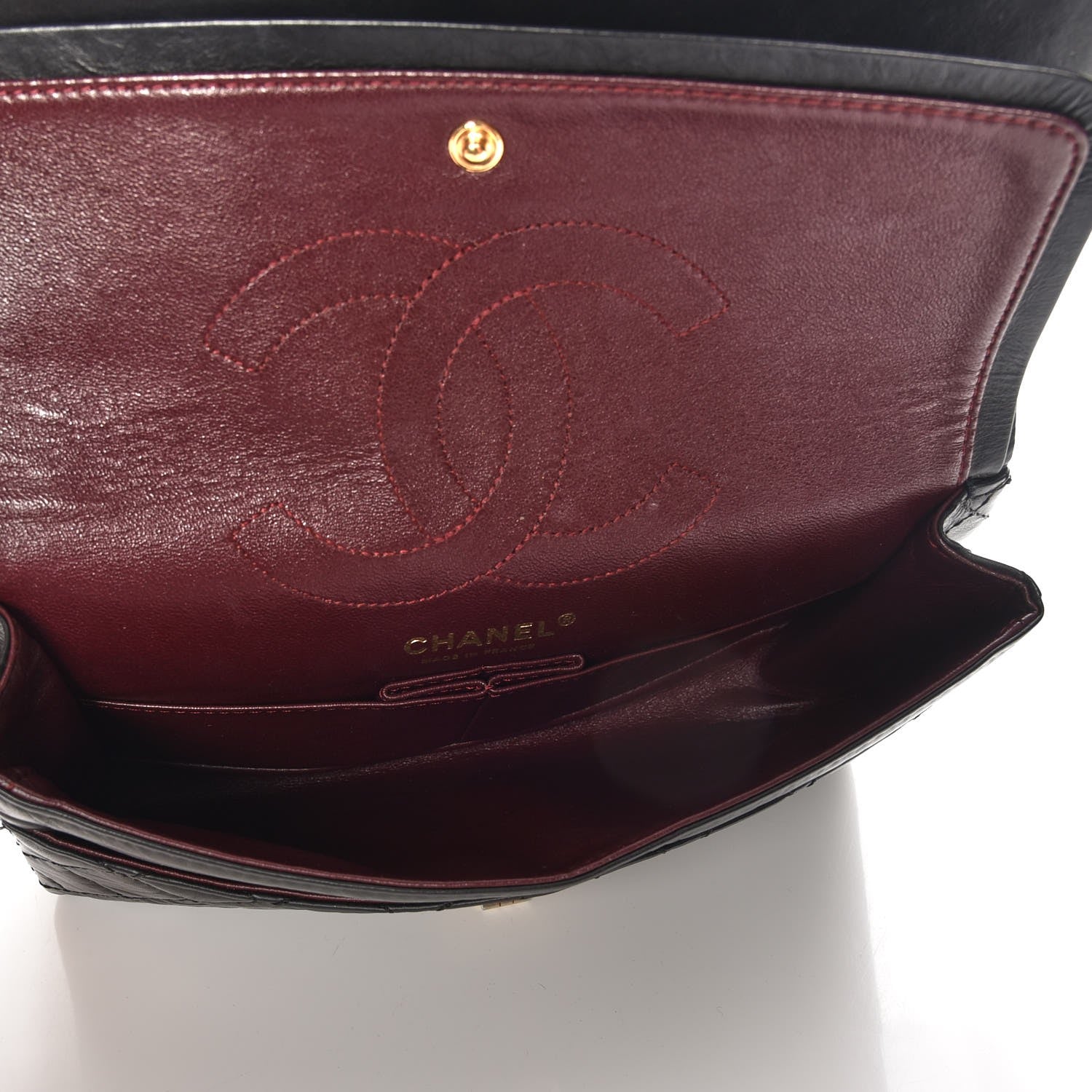 Chanel Aged Calfskin Quilted 2.55 Pearls Reissue 225 Flap Black 5 of 7