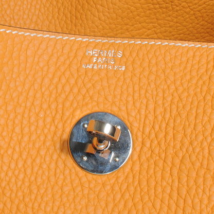 Hermes Taurillon Clemence Lindy 34 Moutarde 7 of 8