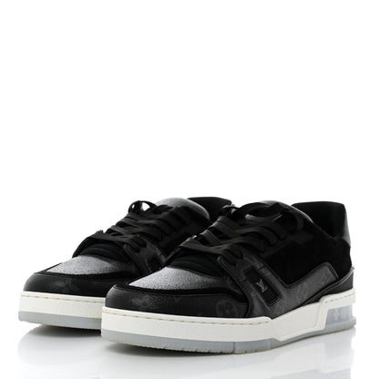Louis Vuitton Monogram Eclipse Mens LV Trainer Sneakers 8 Black 3 of 9