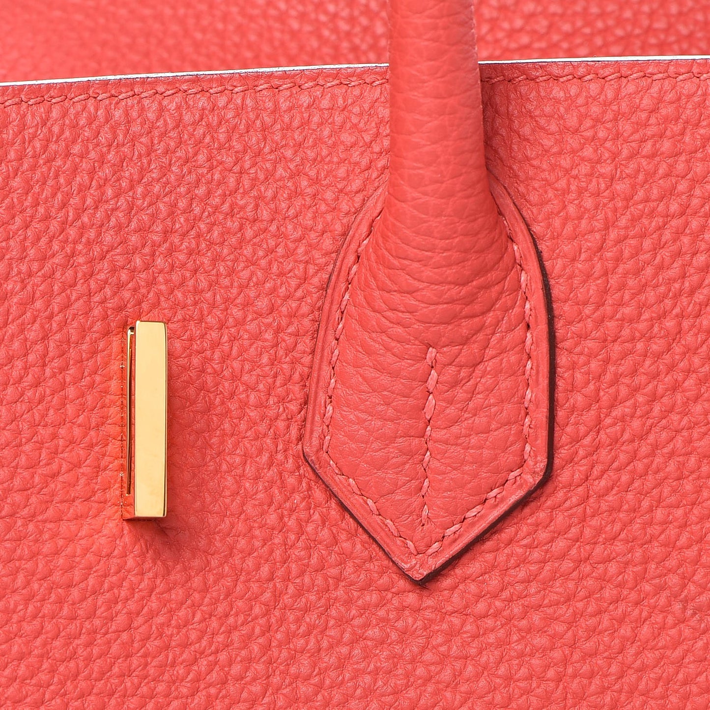Togo Birkin 30 Rouge Pivoine