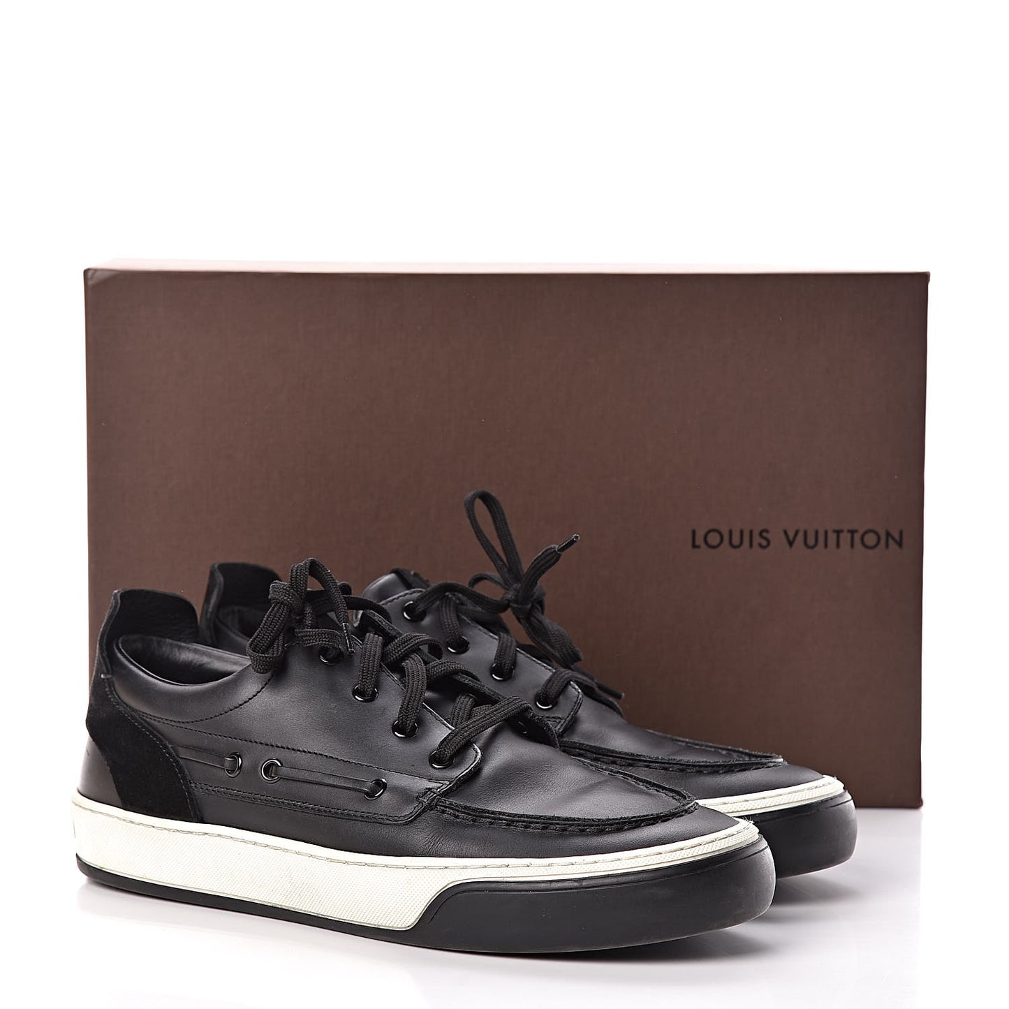 Calfskin Sneakers 8 Black