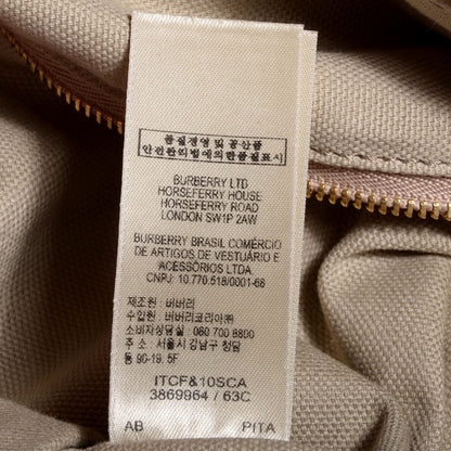 Burberry House Check Bridle Calfskin Small Ledbury Hobo White 7 of 10