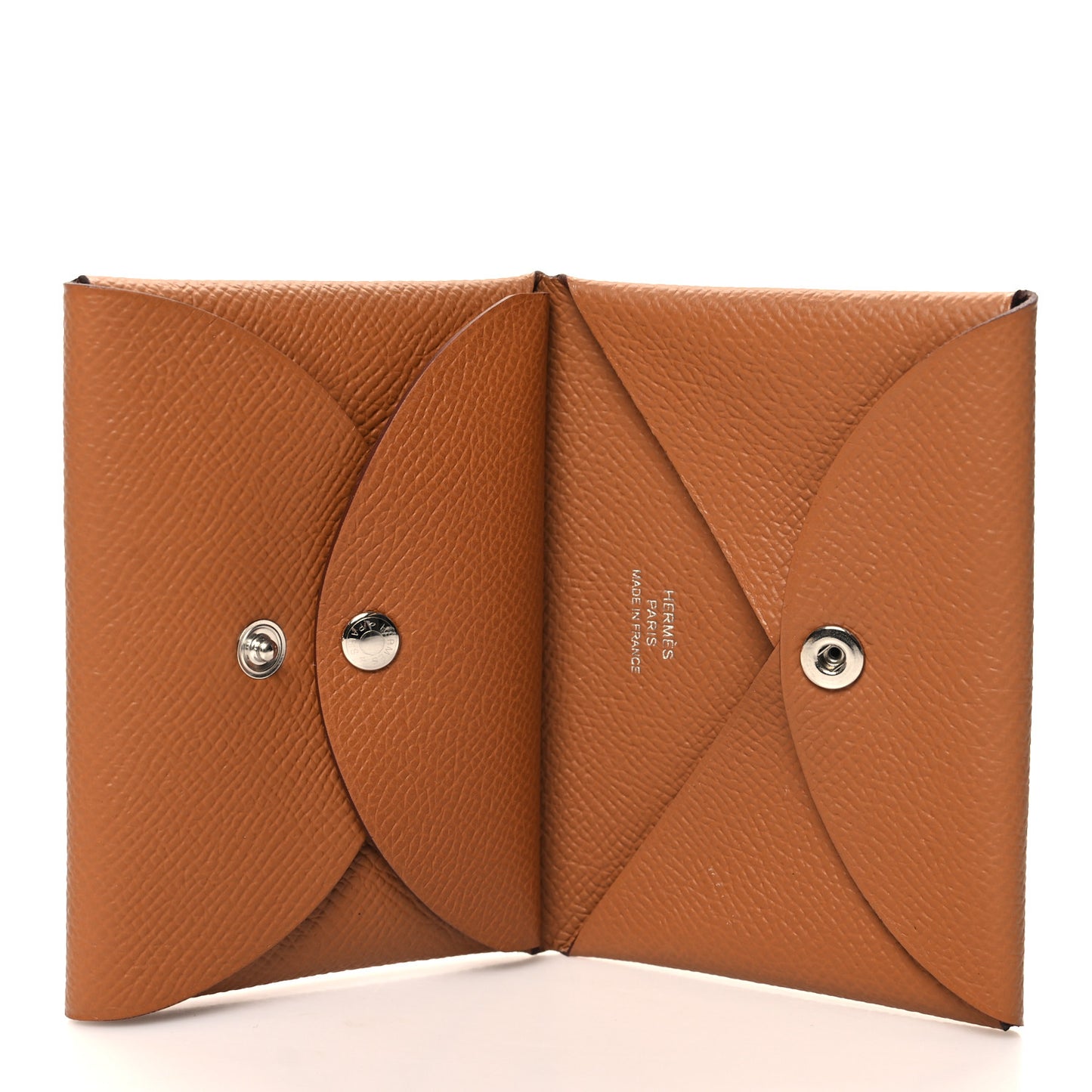 Epsom Calvi Duo Card Case Gold
