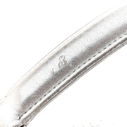 Chanel Metallic Lambskin Quilted Small Trendy CC Flap Dual Handle Bag Silver 14 of 19