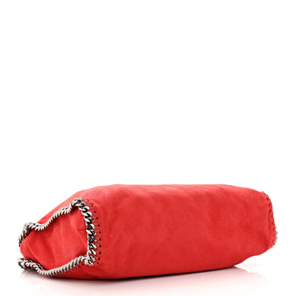 Stella McCartney Shaggy Deer Falabella Fold Over Tote Cherry 4 of 11
