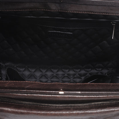 Chanel Calfskin Small Perfect Day Tote Dark Brown 6 of 8