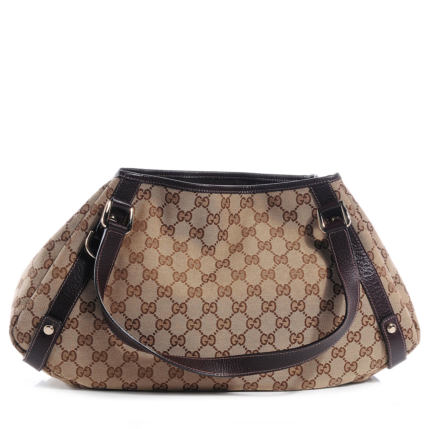 Gucci Monogram Medium Abbey Shoulder Bag Brown 1 of 8