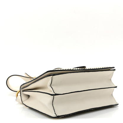 Prada City Calf Raffia Saffiano Cahier Bag Naturale White 4 of 11