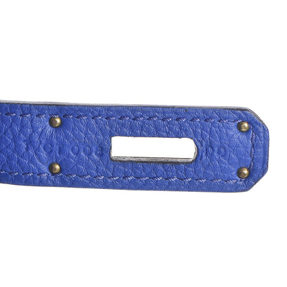 Hermes Togo Birkin 35 Bleu Electrique 27 of 33