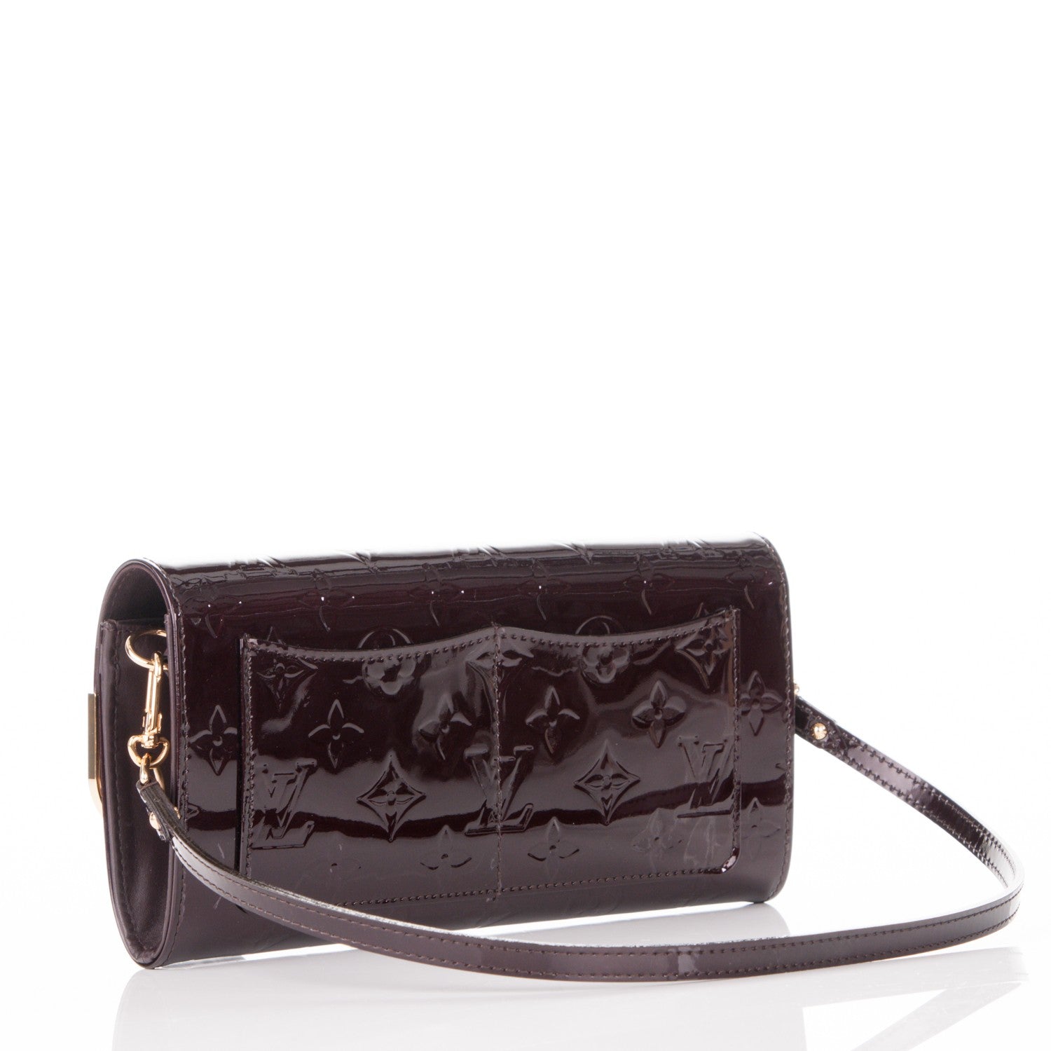 Louis Vuitton Vernis Rossmore MM Amarante 3 of 6