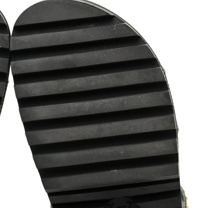 Louis Vuitton Calfskin Monogram Laureate Platform Sandals 39 Black 8 of 11