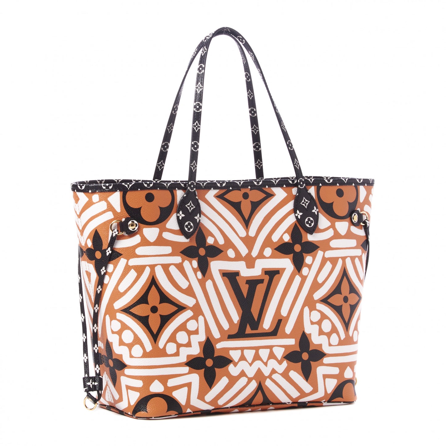Monogram Giant Crafty Neverfull MM Creme Caramel
