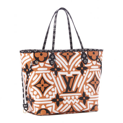 Louis Vuitton Monogram Giant Crafty Neverfull MM Creme Caramel 3 of 8