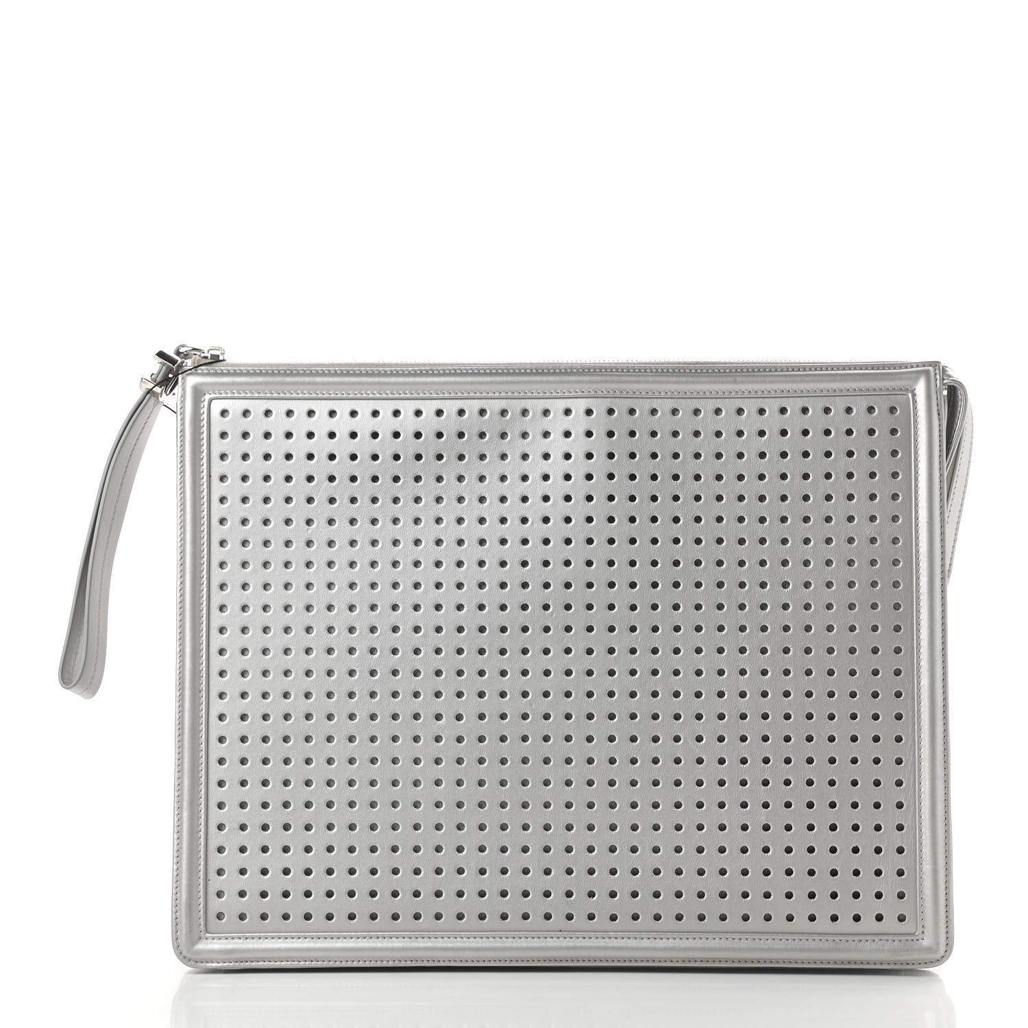 Chanel Lambskin LED Boy 2.0 Clutch Silver 2 of 15