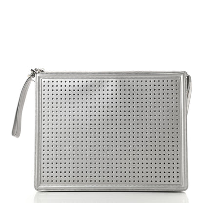 Chanel Lambskin LED Boy 2.0 Clutch Silver 2 of 15