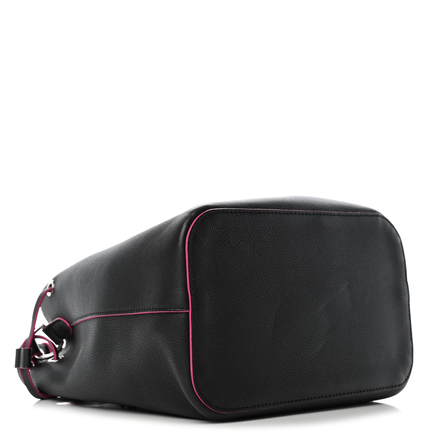 Louis Vuitton Calfskin Lockme Bucket Black 3 of 6